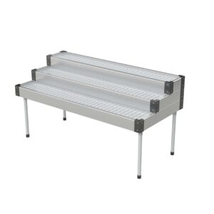 Prestige Aluminium Stepped Tables